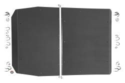 Rough Country Suspension Systems - Rough Country Molded UTV Roof Panel Black for Honda Pioneer 1000-5 92077 - Image 5