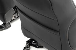 Rough Country Suspension Systems - Rough Country Front/Rear Seat Covers Black for 05-15 Toyota Tacoma Double 91052 - Image 5