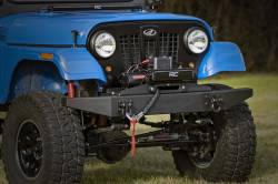 Rough Country Suspension Systems - Rough Country Front Winch Mount Kit Black for Mahindra Roxor 99001 - Image 1