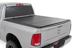 Rough Country Suspension Systems - Rough Country Hard Tri-Fold Tonneau Cover for 09-18 Ram 1500 5.7' 49319550 - Image 1
