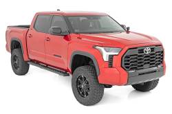 Rough Country Suspension Systems - Rough Country BA2 Side Step Bars Black for 22-25 Toyota Tundra CrewMax 41006 - Image 2