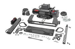 Rough Country Suspension Systems - Rough Country Winch Mount Kit w/Winch/LED 21-24 Bronco OEM Steel Bumper 51098 - Image 1