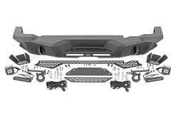 Rough Country Suspension Systems - Rough Country 51093 Black Heavy Duty Rear Bumper w/LEDs 21-25 Ford Bronco - Image 5