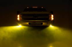 Rough Country Suspension Systems - Rough Country Black Series 2" LED Pod Lights SAE Fog-Amber Pair 70907A - Image 5