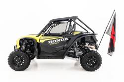 Rough Country Suspension Systems - Rough Country 2" Receiver Single Flag Pole Holder Black w/Pole 117520 - Image 2