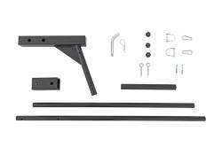 Rough Country Suspension Systems - Rough Country 2" Receiver Single Flag Pole Holder Black w/Pole 117520 - Image 4