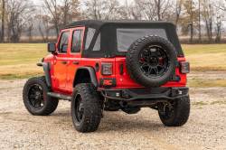 Rough Country Suspension Systems - Rough Country 4.5" Oval Tube Nerf Steps Black for 18-24 Wrangler JL 4DR 21016 - Image 4
