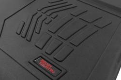 Rough Country Suspension Systems - Rough Country Fr/Rr Floor Liners Black 19-24 Silverado/Sierra Crew SM21612 - Image 5