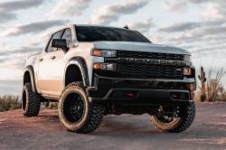 Rough Country Suspension Systems - Rough Country A-C12211 Black Defender Fender Flares 19-25 Chevy Silverado 1500 - Image 3