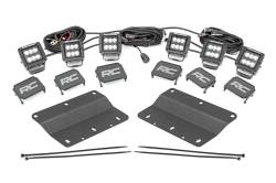 Rough Country 2" Triple LED Pod Fog Light Kit-Combo 21-25 Ford Bronco 51140