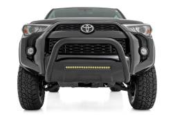 Rough Country Suspension Systems - Rough Country Black Front Bumper Bull Bar w/LED for Toyota 4Runner B-T4081 - Image 1