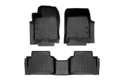 Rough Country Suspension Systems - Rough Country Front/Rear Floor Liners Black 23-24 Colorado/Canyon Crew M-21313 - Image 1