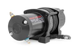 Rough Country Suspension Systems - Rough Country 4500lb 12V Electric UTV Winch w/Synthetic Rope RS4500SA - Image 2