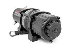 Rough Country Suspension Systems - Rough Country 4500lb 12V Electric UTV Winch w/Synthetic Rope RS4500SA - Image 3