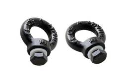 Front Runner - Front Runner RRAC012 Outfitters T-Track Tie Down Anchor Rings Black Pair - Image 1