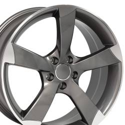 OE Wheels AU29 19x8.5 5x112 35mm Gunmetal/Machined AU29-19085-5112-35MG