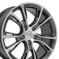 OE Wheels JP16 20x8.5 5x5.0 42mm Gunmetal/Machined JP16-20085-5500-42MG