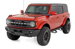 Rough Country Suspension Systems - Rough Country 51143 SRL2 Drop Step Nerf Bars Black for 21-25 Ford Bronco 4DR - Image 3