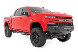 Rough Country Suspension Systems - Rough Country 3" Drop Step Nerf Bars Black Silverado/Sierra Crew RCC1980CCB - Image 2