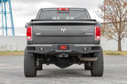 Rough Country Suspension Systems - Rough Country Heavy Duty Black Rear Bumper for 10-24 Ram HD 10786B - Image 5