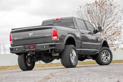 Rough Country Suspension Systems - Rough Country Heavy Duty Black Rear Bumper for 10-24 Ram HD 10786B - Image 6