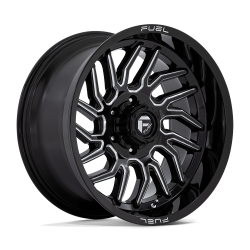 Fuel 1PC - Fuel Off Road D807 HURRICANE 20x10 6x5.5 -18mm Gloss Black/Milled D80720008447 - Image 1