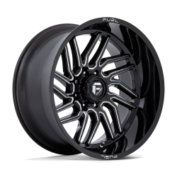 Fuel 1PC - Fuel Off Road D807 HURRICANE 24x12 8x6.5 -44mm Gloss Black/Milled D80724208247 - Image 1