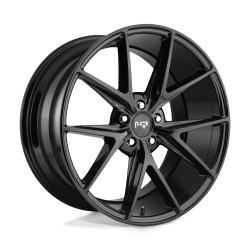 Niche 1PC - Niche Wheels M119 MISANO 20x9 5x4.5 35mm Gloss Black M119209065+35 - Image 1