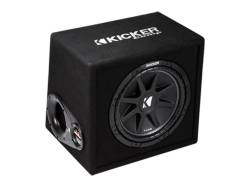 Kicker - Kicker 43VC124 Single 12" Comp 4 Ohm Loaded Subwoofer Enclosure - Image 3