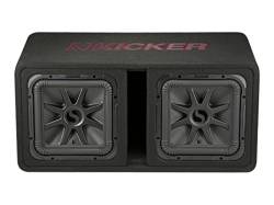 Kicker - Kicker 45DL7R122 Dual 12" Solo-Baric L7R Loaded Subwoofer Enclosure - Image 1