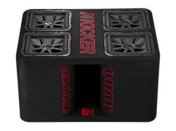 Kicker - Kicker 47QL7R122 Quad 12" Solo-Baric L7R 2-Ohm Loaded Subwoofer Enclosure - Image 1