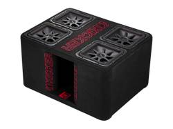 Kicker - Kicker 47QL7R122 Quad 12" Solo-Baric L7R 2-Ohm Loaded Subwoofer Enclosure - Image 2