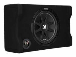 Kicker - Kicker 48CDF124 12" Comp Down-Firing 4 Ohm Loaded Subwoofer Enclosure - Image 1