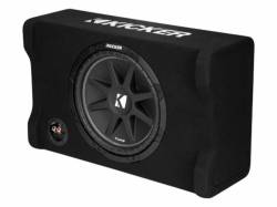 Kicker - Kicker 48CDF124 12" Comp Down-Firing 4 Ohm Loaded Subwoofer Enclosure - Image 2