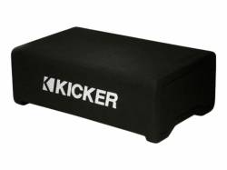 Kicker - Kicker 48CDF124 12" Comp Down-Firing 4 Ohm Loaded Subwoofer Enclosure - Image 3