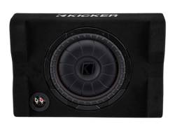 Kicker - Kicker 48CVTDF122 12" CompVT Down-Firing 2 Ohm Loaded Subwoofer Enclosure - Image 1