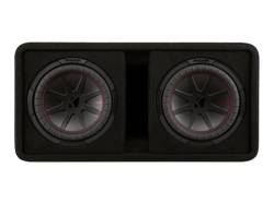 Kicker - Kicker 48DCWR102 Dual 10" CompR 2-Ohm Loaded Subwoofer Enclosure - Image 1