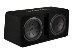 Kicker - Kicker 48DCWR122 Dual 12" CompR 2-Ohm Loaded Subwoofer Enclosure - Image 3