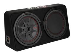 Kicker - Kicker 48TCWRT122 12" CompRT 2 Ohm Loaded Subwoofer Enclosure - Image 3