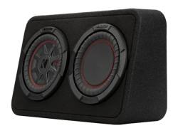 Kicker - Kicker 48TCWRT82 8" CompRT 2 Ohm Loaded Subwoofer Enclosure - Image 2