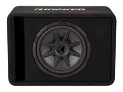 Kicker - Kicker 48VCVR122 12" CompVR 2-Ohm Loaded Subwoofer Enclosure - Image 1