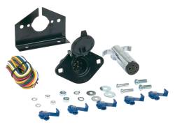 Hopkins Towing Solution - Hopkins 48405 6-Pole Round Connector Kit Vehicle To Trailer Wiring Connector - Image 1