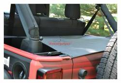 Steinjager - Steinjager Rear Tonneau Cargo Cover-Black for Wrangler JK 4dr J0041214 - Image 1
