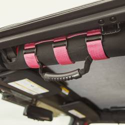 Rugged Ridge - Rugged Ridge Ultimate Roll Bar Grab HandlesPair-Pink 13505.01 - Image 4
