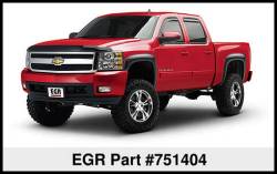 EGR - EGR 751404 Rugged Look Fender Flares Black 07-13 Silverado 1500 - Image 3