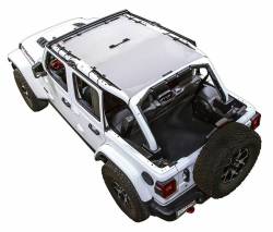 SpiderWebShade - SpiderWebShade Mesh Bikini Top-White for Jeep JL 4DR SWS-SHDTOP-01-JL4D-WHT - Image 1