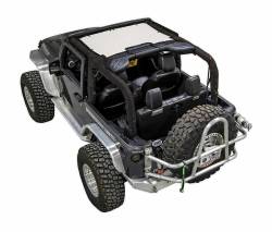 SpiderWebShade - SpiderWebShade Mesh Bikini Top-White for Jeep JK 2DR JKINI-2D-WHITE - Image 1