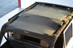 SpiderWebShade - SpiderWebShade Mesh Bikini Top-Tan for Jeep JK 4DR SWS-SHDTOP-01-JK4D-TAN - Image 2