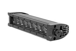 Rough Country Suspension Systems - Rough Country Black Series 8" Single Row DRL LED Light Bar Pair 70728BLDRL - Image 2