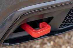 Rough Country Suspension Systems - Rough Country Front Forged Tow Hooks Red for 15-22 Grand Cherokee WK2 RS133 - Image 5